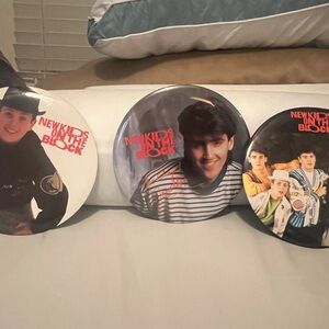 Collectible Button Pin - Black/White